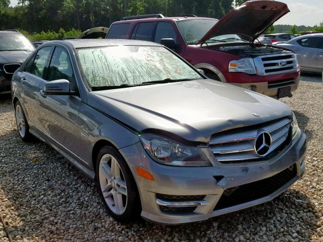 WDDGF4HB2CR191355 - 2012 MERCEDES-BENZ C 250 SILVER photo 1