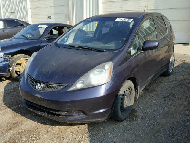 JHMGE88519S803169 - 2009 HONDA FIT LX PURPLE photo 2