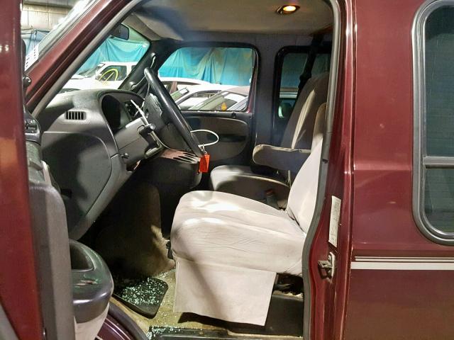 2B6HB11Y52K130868 - 2002 DODGE RAM VAN B1 BURGUNDY photo 5