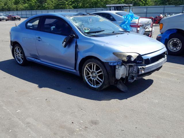 JTKDE167380226843 - 2008 TOYOTA SCION TC BLUE photo 1