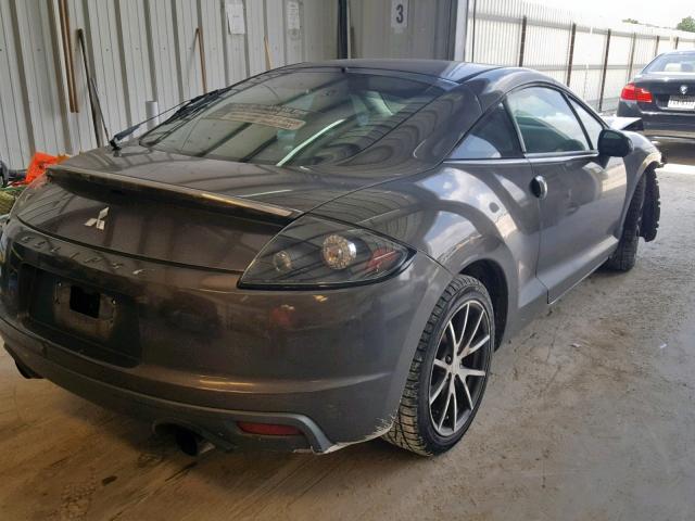 4A31K5DF4CE004745 - 2012 MITSUBISHI ECLIPSE GS GRAY photo 4