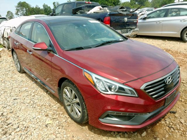 5NPE34AF8GH307534 - 2016 HYUNDAI SONATA SPO RED photo 1