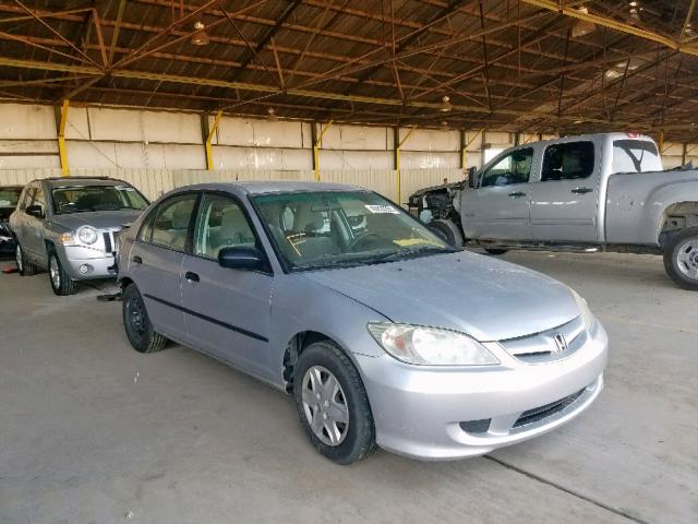 2HGES16355H536521 - 2005 HONDA CIVIC DX V SILVER photo 1