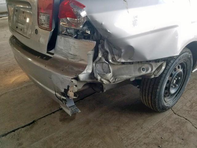 2HGES16355H536521 - 2005 HONDA CIVIC DX V SILVER photo 9