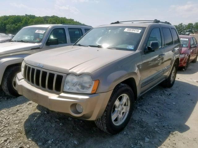 1J4HR48N86C142646 - 2006 JEEP GRAND CHER GOLD photo 2