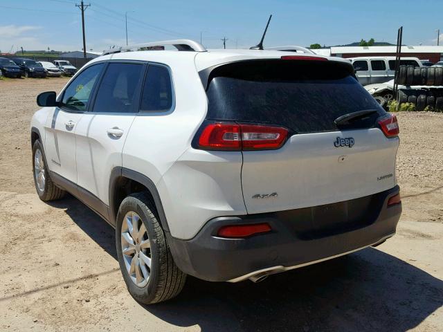 1C4PJMDS1EW209962 - 2014 JEEP CHEROKEE L WHITE photo 3