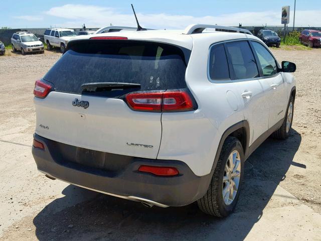 1C4PJMDS1EW209962 - 2014 JEEP CHEROKEE L WHITE photo 4