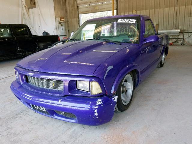 1GTCS1449S8508630 - 1995 GMC SONOMA PURPLE photo 2