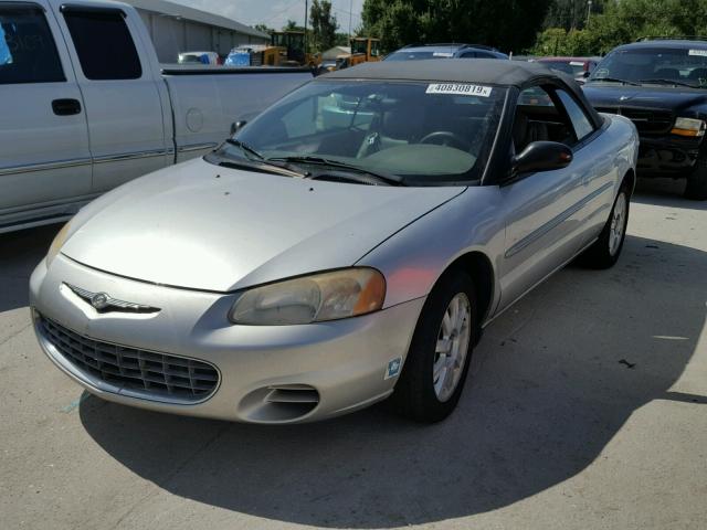 1C3EL75T03N529923 - 2003 CHRYSLER SEBRING GT SILVER photo 2