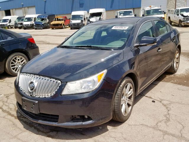 1G4GC5EG3AF100600 - 2010 BUICK LACROSSE C BLACK photo 2