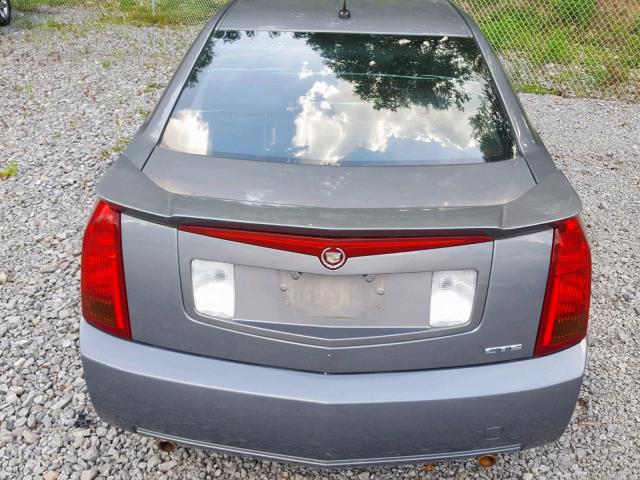 1G6DP567050103749 - 2005 CADILLAC CTS HI FEA GRAY photo 9