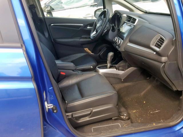 3HGGK5H87FM710567 - 2015 HONDA FIT EX BLUE photo 5