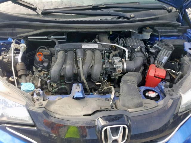 3HGGK5H87FM710567 - 2015 HONDA FIT EX BLUE photo 7