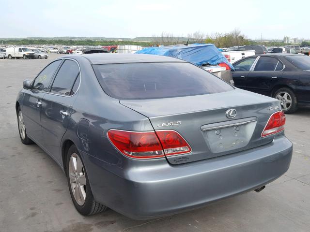 JTHBA30G365154166 - 2006 LEXUS ES 330 GRAY photo 3