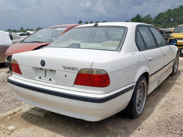 WBAGG83461DN81552 - 2001 BMW 740 I AUTO WHITE photo 4