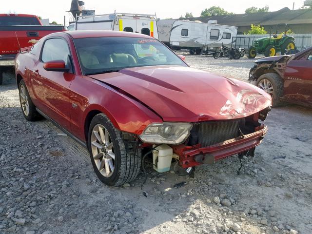 1ZVBP8CH5A5150501 - 2010 FORD MUSTANG GT RED photo 1