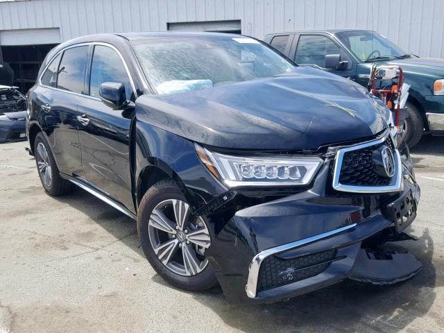 5J8YD4H3XKL013936 - 2019 ACURA MDX BLACK photo 1