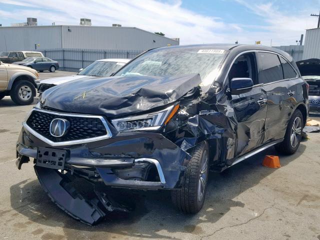 5J8YD4H3XKL013936 - 2019 ACURA MDX BLACK photo 2