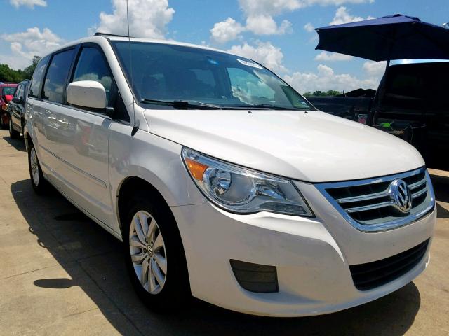 2C4RVABG5CR194060 - 2012 VOLKSWAGEN ROUTAN SE WHITE photo 1