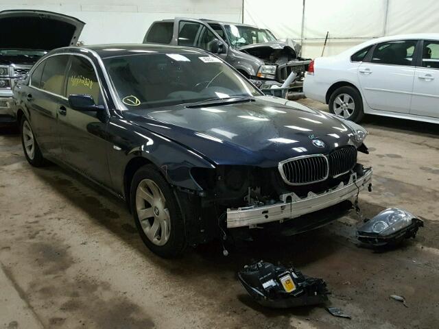 WBAHN83537DT74449 - 2007 BMW 750 BLUE photo 1