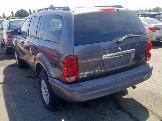 1D4HB48D44F225975 - 2004 DODGE DURANGO SL GRAY photo 3