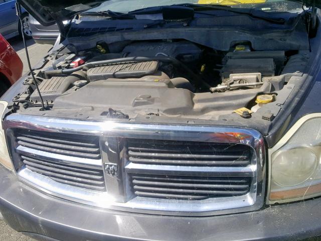 1D4HB48D44F225975 - 2004 DODGE DURANGO SL GRAY photo 7