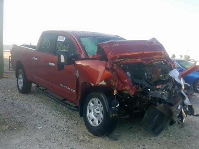 1N6BA1F34HN548012 - 2017 NISSAN TITAN XD S RED photo 1