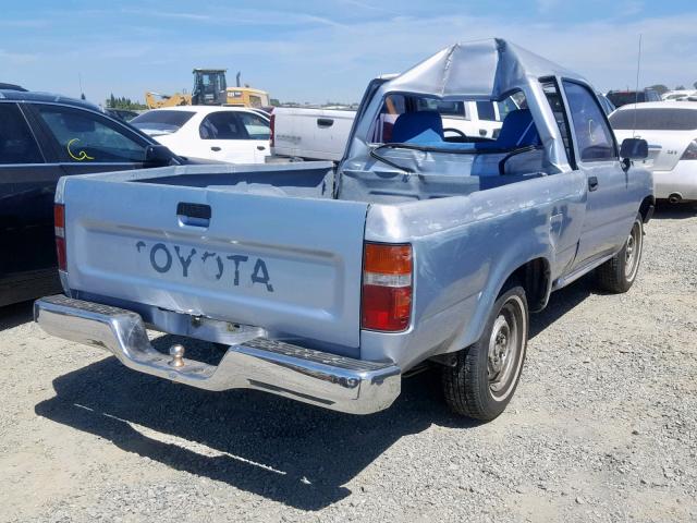 JT4RN81A1M0084110 - 1991 TOYOTA PICKUP 1/2 BLUE photo 4