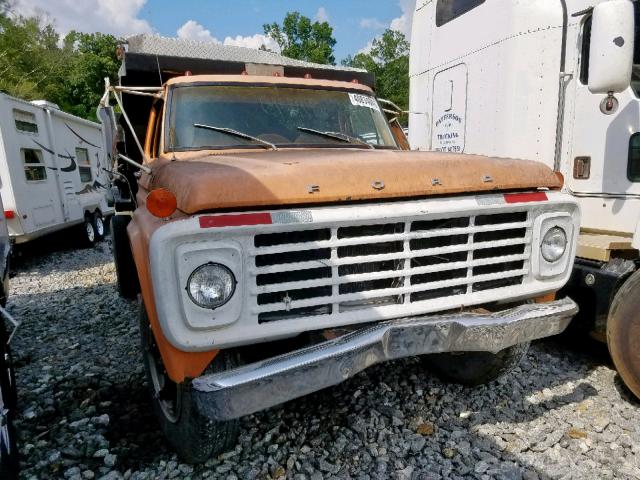 F75EVU29777 - 1974 FORD F750 ORANGE photo 1