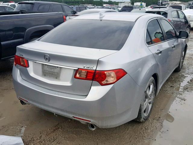 JH4CU2F64DC008517 - 2013 ACURA TSX TECH SILVER photo 4