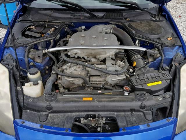 JN1AZ34DX5M601735 - 2005 NISSAN 350Z COUPE BLUE photo 7