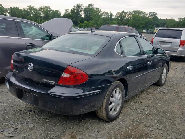 2G4WC582661182591 - 2006 BUICK LACROSSE C BLACK photo 4