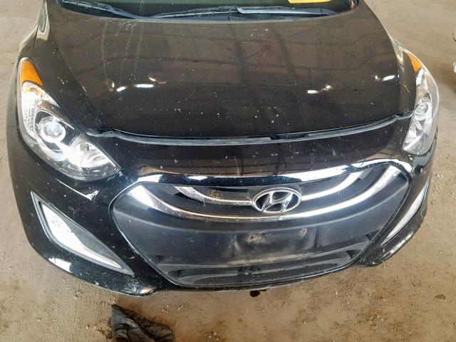 KMHD35LH5EU173631 - 2014 HYUNDAI ELANTRA GT BLACK photo 9