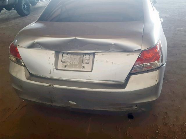 1HGCP26478A072092 - 2008 HONDA ACCORD LXP SILVER photo 9