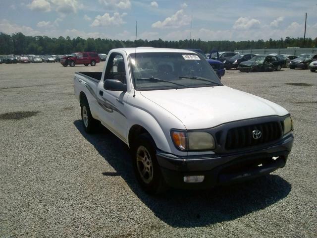 5TENL42N11Z746844 - 2001 TOYOTA TACOMA WHITE photo 1