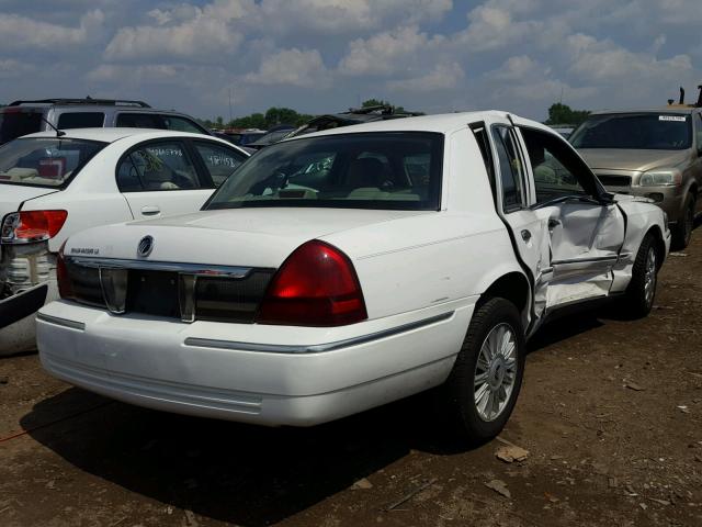 2MEFM75V78X657790 - 2008 MERCURY GRAND MARQ WHITE photo 4