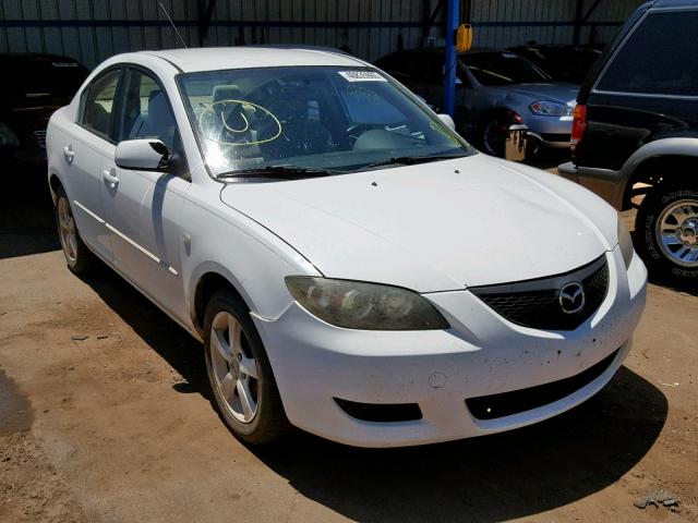 JM1BK12F241190362 - 2004 MAZDA 3 I WHITE photo 1