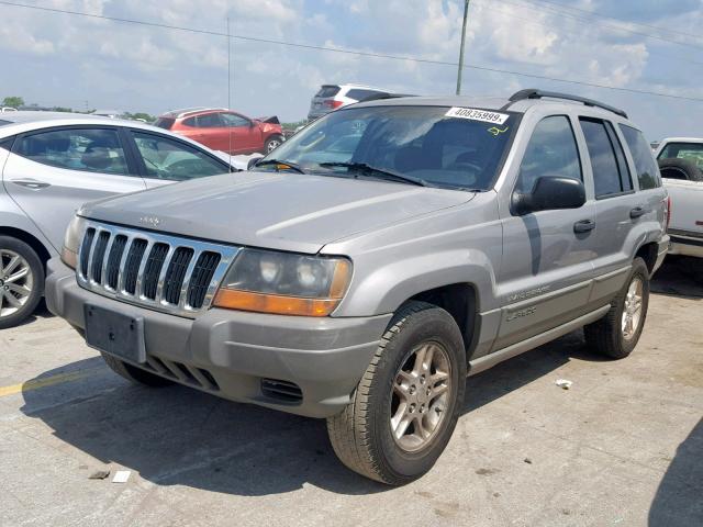 1J4GX48S62C150780 - 2002 JEEP GRAND CHER BEIGE photo 2