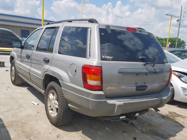 1J4GX48S62C150780 - 2002 JEEP GRAND CHER BEIGE photo 3