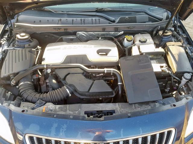 2G4GR5EK5C9150025 - 2012 BUICK REGAL BLUE photo 7