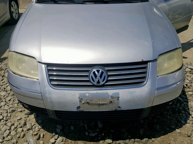 WVWTH63B84P149520 - 2004 VOLKSWAGEN PASSAT GLX SILVER photo 7