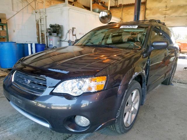 4S4BP62C477305948 - 2007 SUBARU OUTBACK OU GRAY photo 2