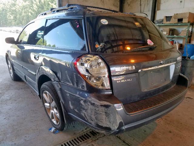 4S4BP62C477305948 - 2007 SUBARU OUTBACK OU GRAY photo 3