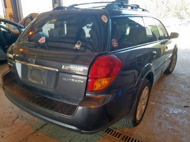 4S4BP62C477305948 - 2007 SUBARU OUTBACK OU GRAY photo 4