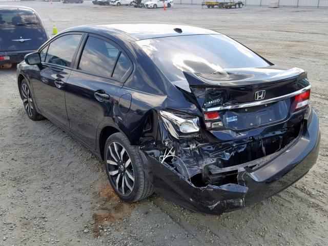19XFB2F94FE074995 - 2015 HONDA CIVIC EXL 黑色 照片 3