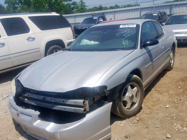 2G1WW12E039444831 - 2003 CHEVROLET MONTE CARL SILVER photo 2