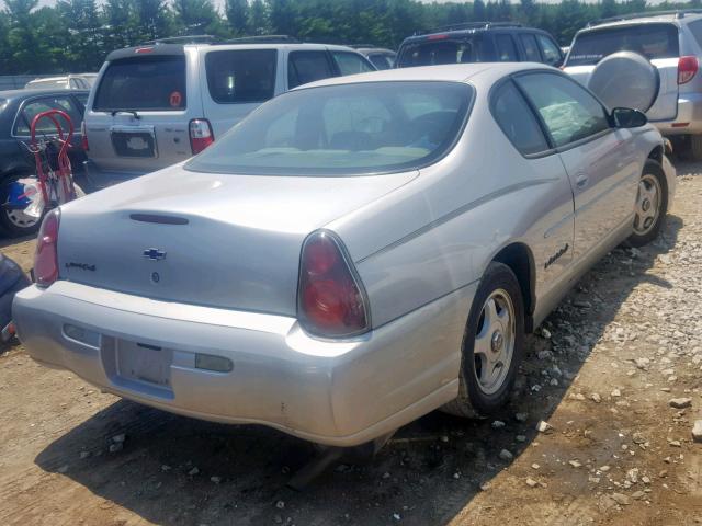2G1WW12E039444831 - 2003 CHEVROLET MONTE CARL SILVER photo 4