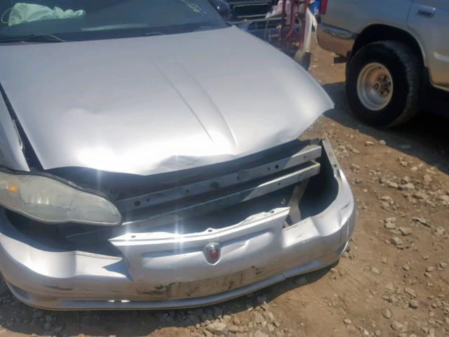 2G1WW12E039444831 - 2003 CHEVROLET MONTE CARL SILVER photo 9