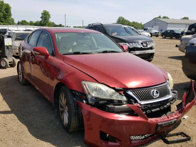 JTHCK262892028298 - 2009 LEXUS IS 250 RED photo 1