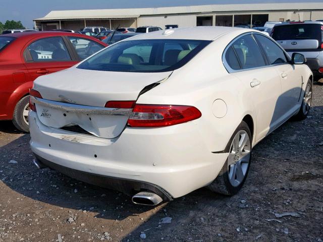 SAJWA05B99HR08514 - 2009 JAGUAR XF LUXURY WHITE photo 4